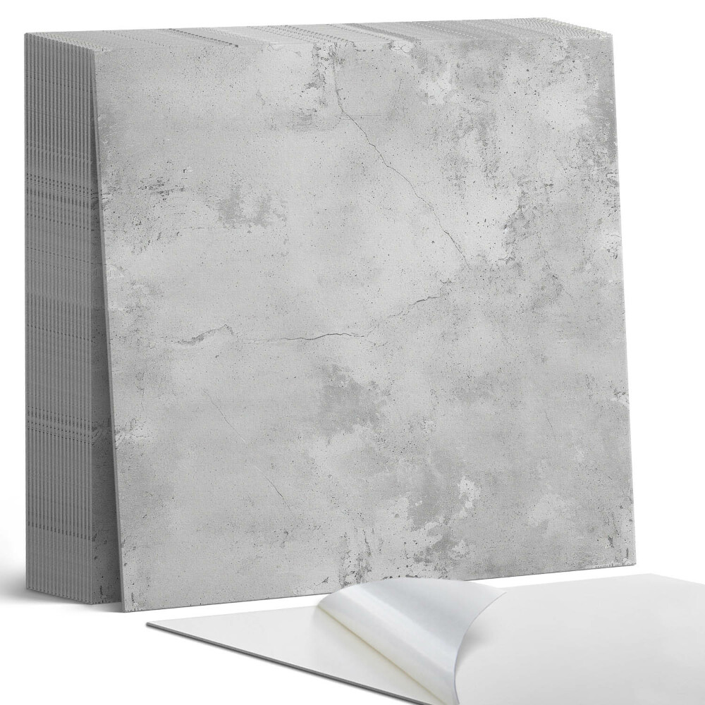 Plăci din PVC autoadezive Suprafață de beton cu zgârieturi