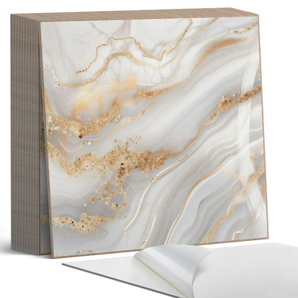 Plăci din PVC autoadezive Valuri abstracte cu accente decorative