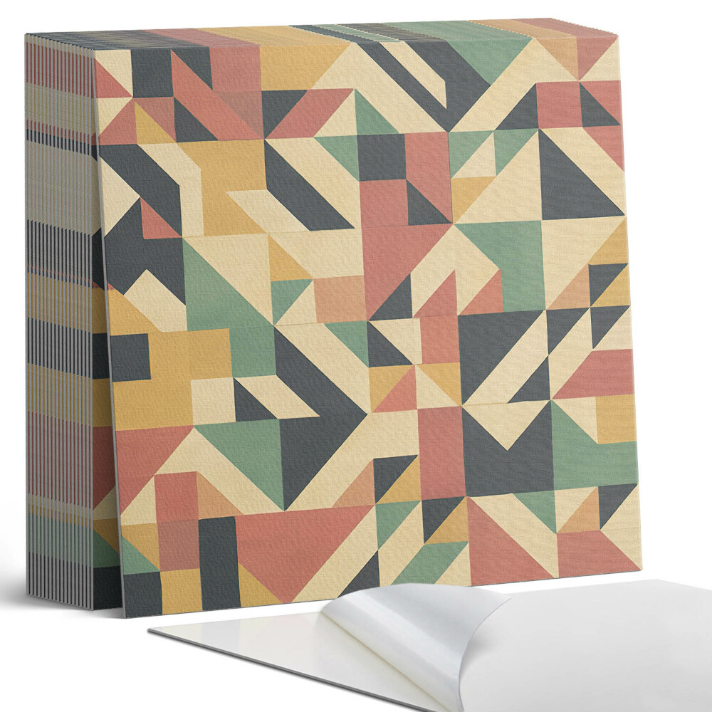 Plăcile de vinil Abstracție geometrică într-un stil modern