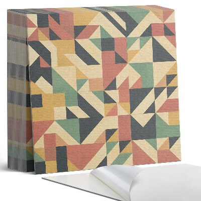 Plăcile de vinil Abstracție geometrică într-un stil modern