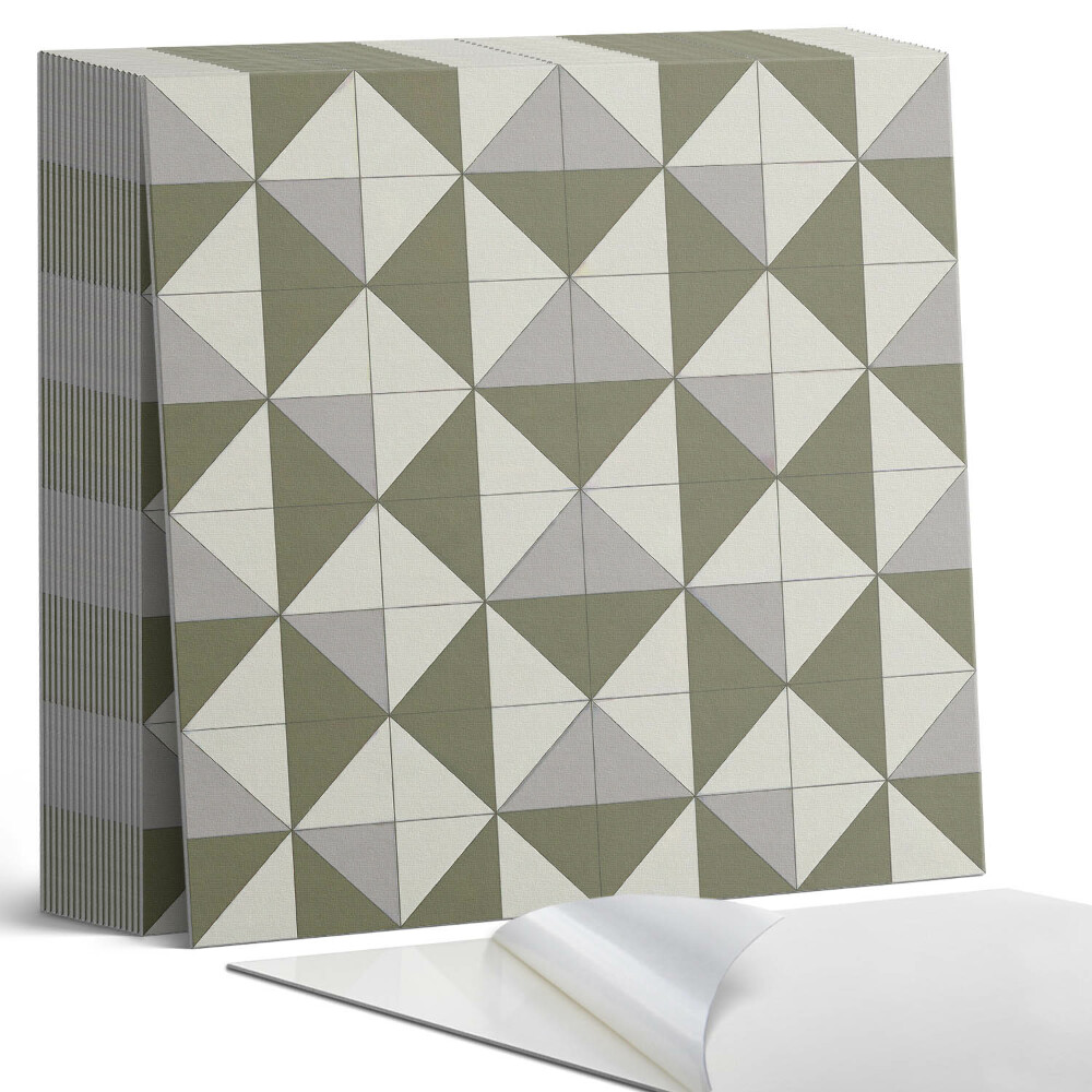 Plăcile de vinil Geometria formelor triunghiulare