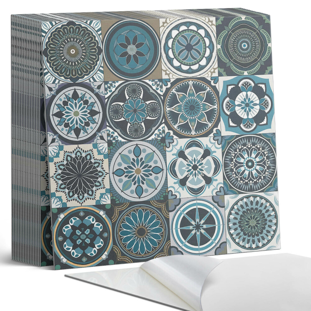 Plăci de vinil autoadezive Grile mozaicate în culori