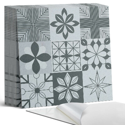 Plăcile de vinil Modele geometrice în stil mozaic