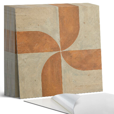 Plăci din PVC autoadezive Model geometric arcuit