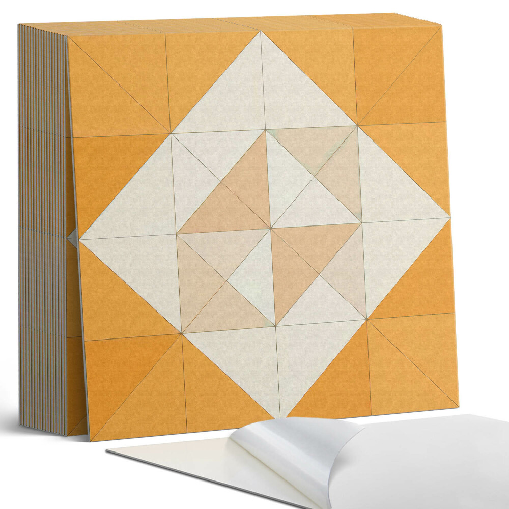 Plăci de vinil autoadezive Un model de romb într-o formă geometrică