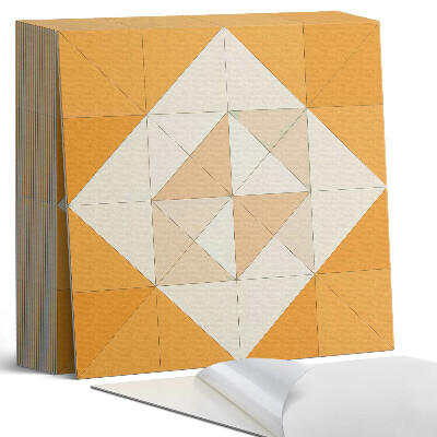 Plăci de vinil autoadezive Un model de romb într-o formă geometrică