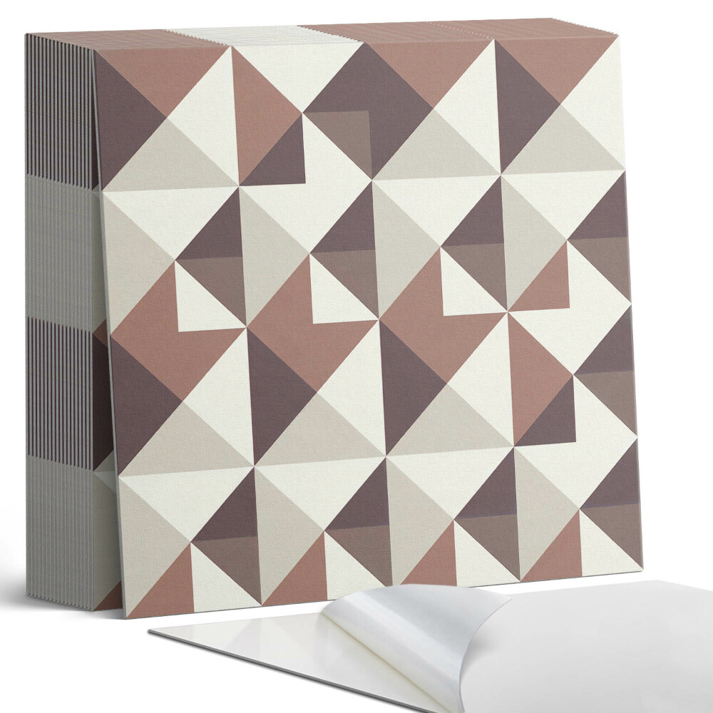 Plăci de vinil autoadezive Triunghiuri abstracte în stil geometric