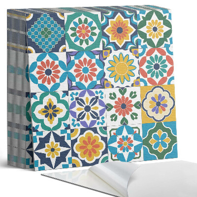 Plăci de vinil autoadezive Compoziții florale și geometrice