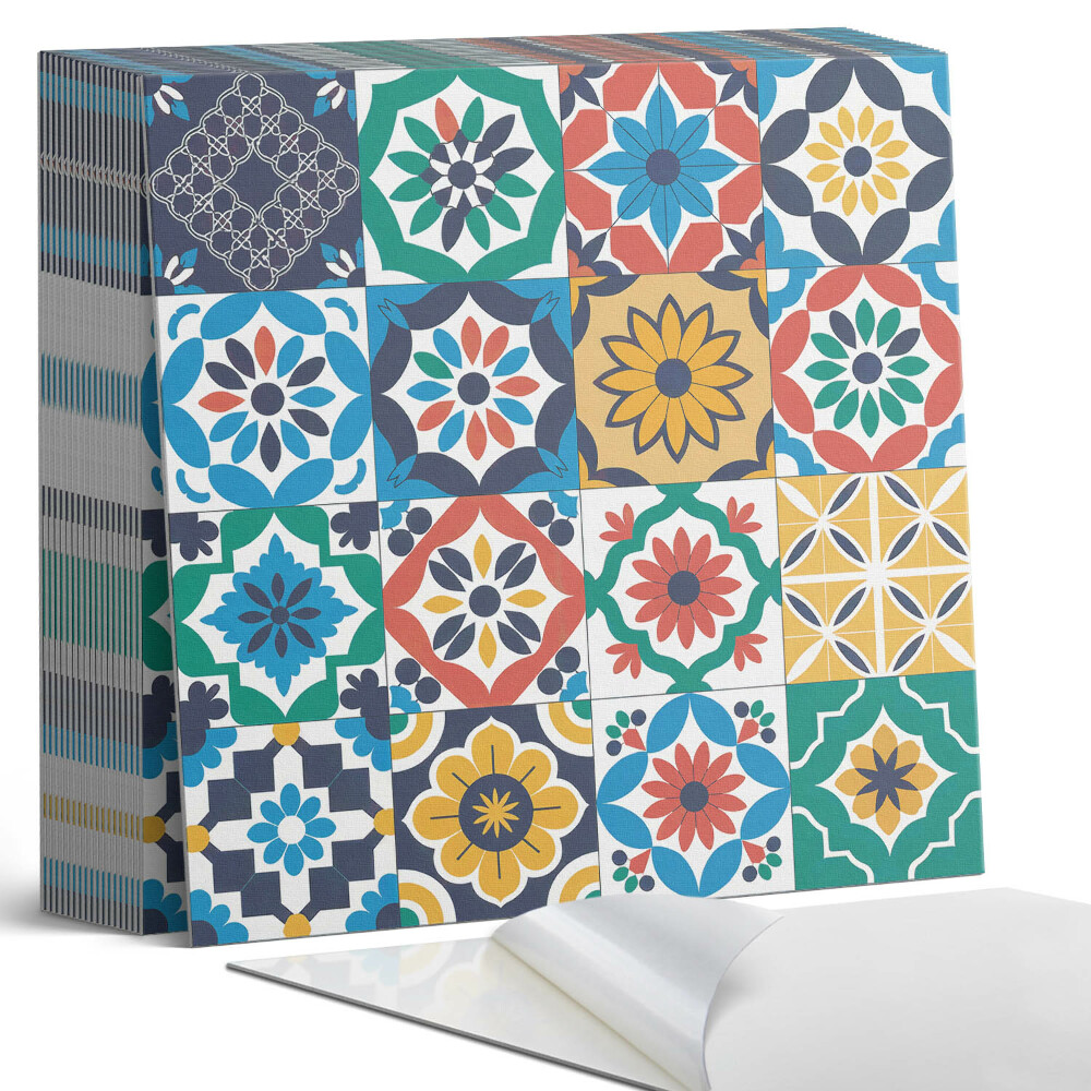 Plăcile de vinil Modele de mozaic într-un aranjament armonios