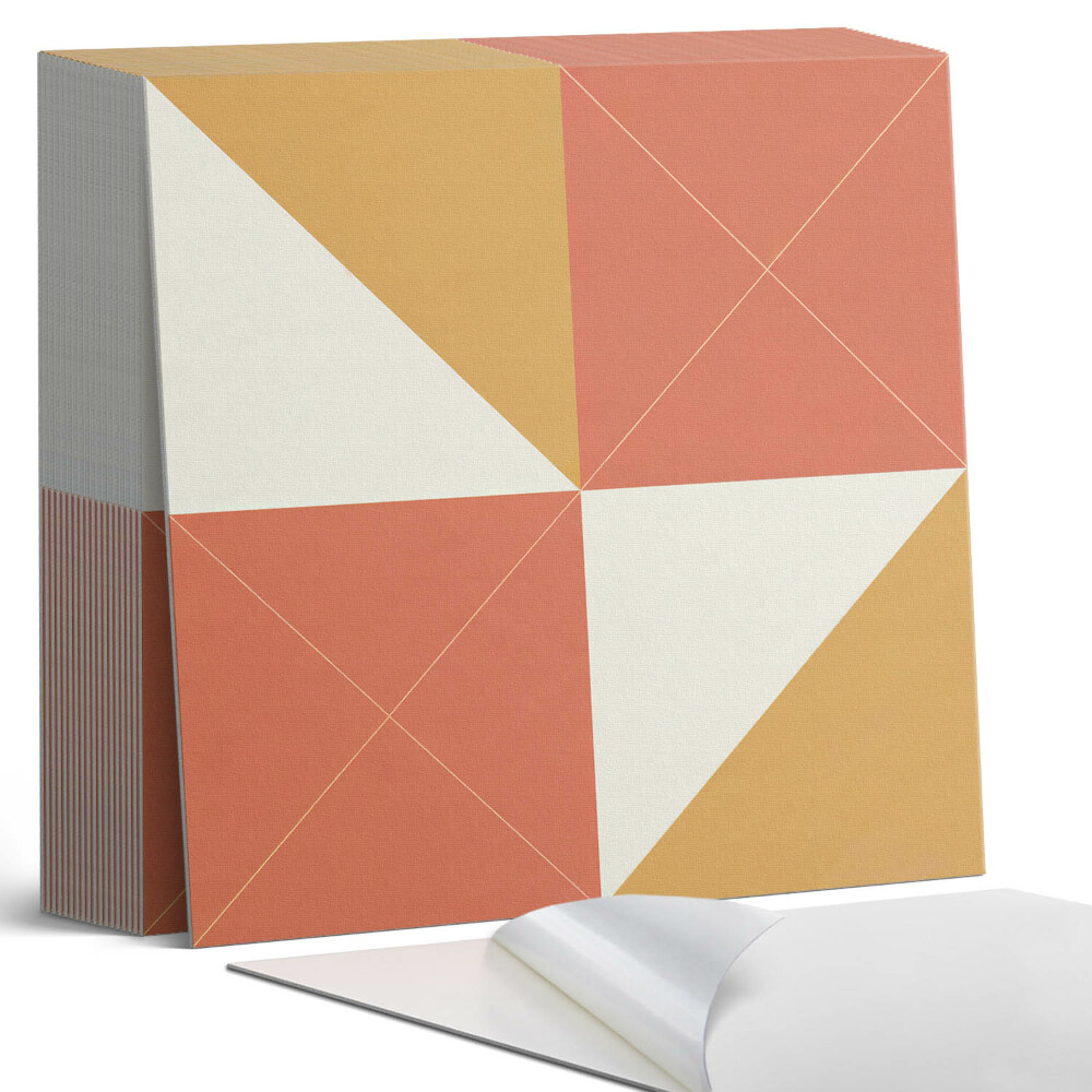 Plăci din PVC autoadezive Modele geometrice calde
