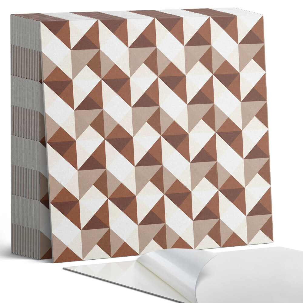 Plăci de vinil autoadezive Geometrie triunghiulară într-un stil modern