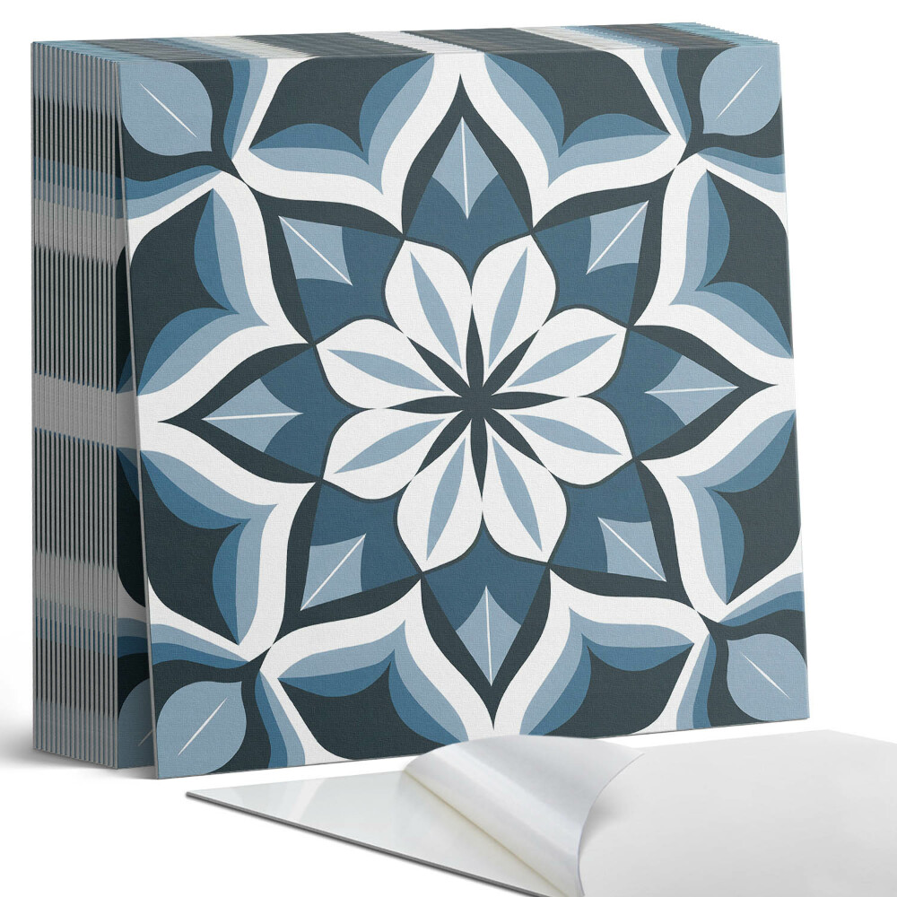 Plăci de vinil autoadezive Armonie florală în simetrie