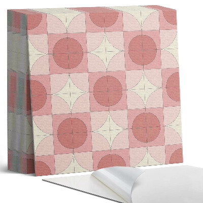 Plăci din PVC autoadezive Cercuri și accente florale