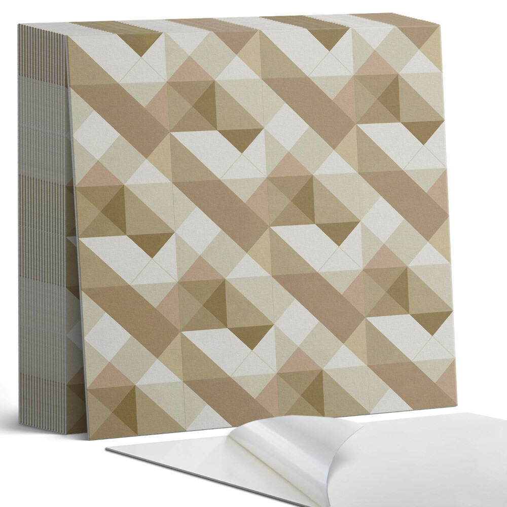 Plăci de vinil autoadezive Forme pământești într-un stil geometric