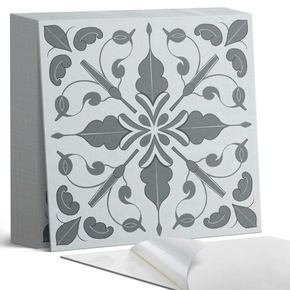 Plăci de vinil autoadezive Un model vegetal în simetrie armonioasă