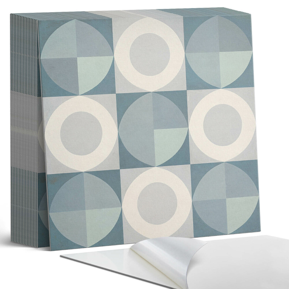 Plăci din PVC autoadezive Forme și cercuri în armonie