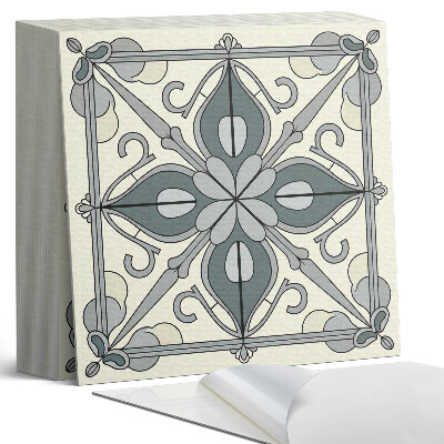 Plăci de vinil autoadezive Motiv floral cu detalii decorative