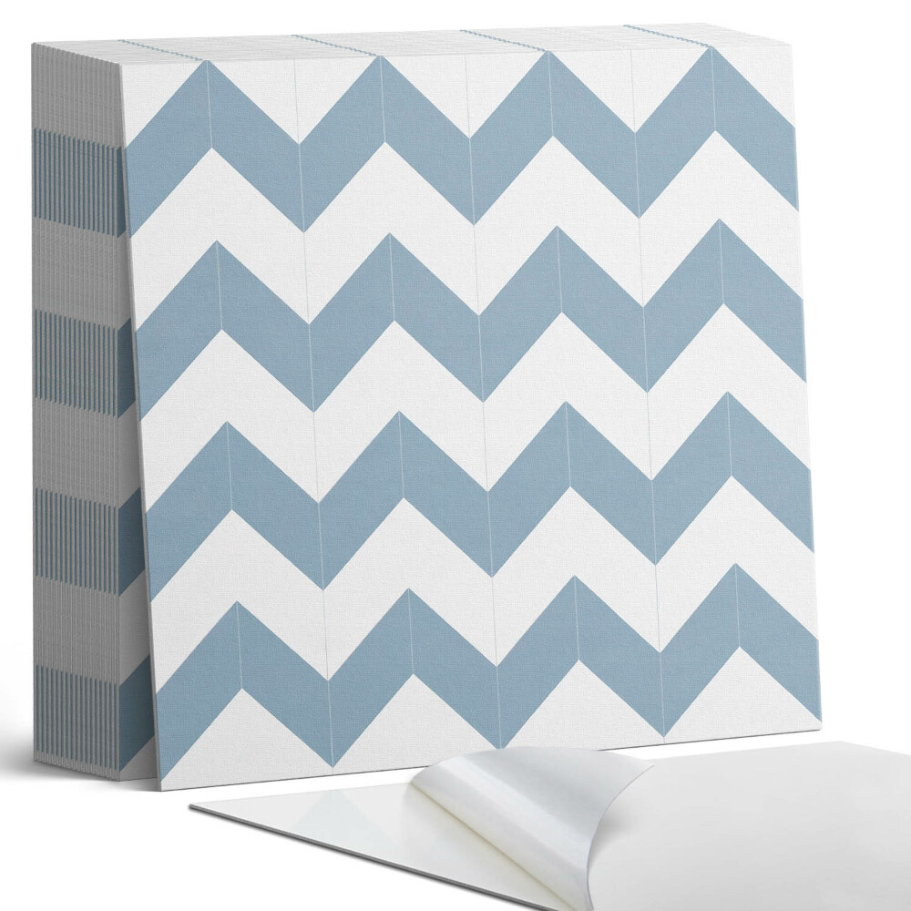 Plăcile de vinil Motiv grafic în zig-zag