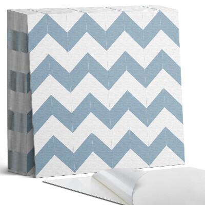 Plăcile de vinil Motiv grafic în zig-zag