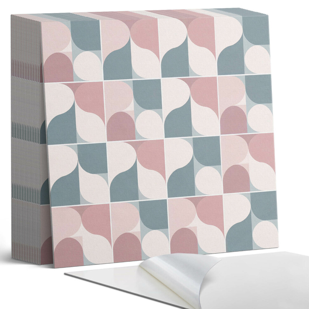 Plăcile de vinil Model geometric într-un stil abstract