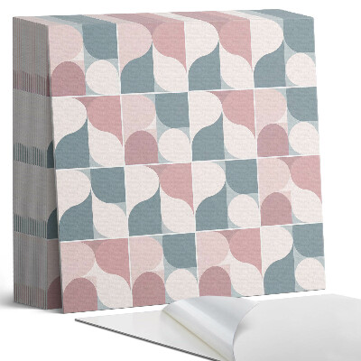 Plăcile de vinil Model geometric într-un stil abstract