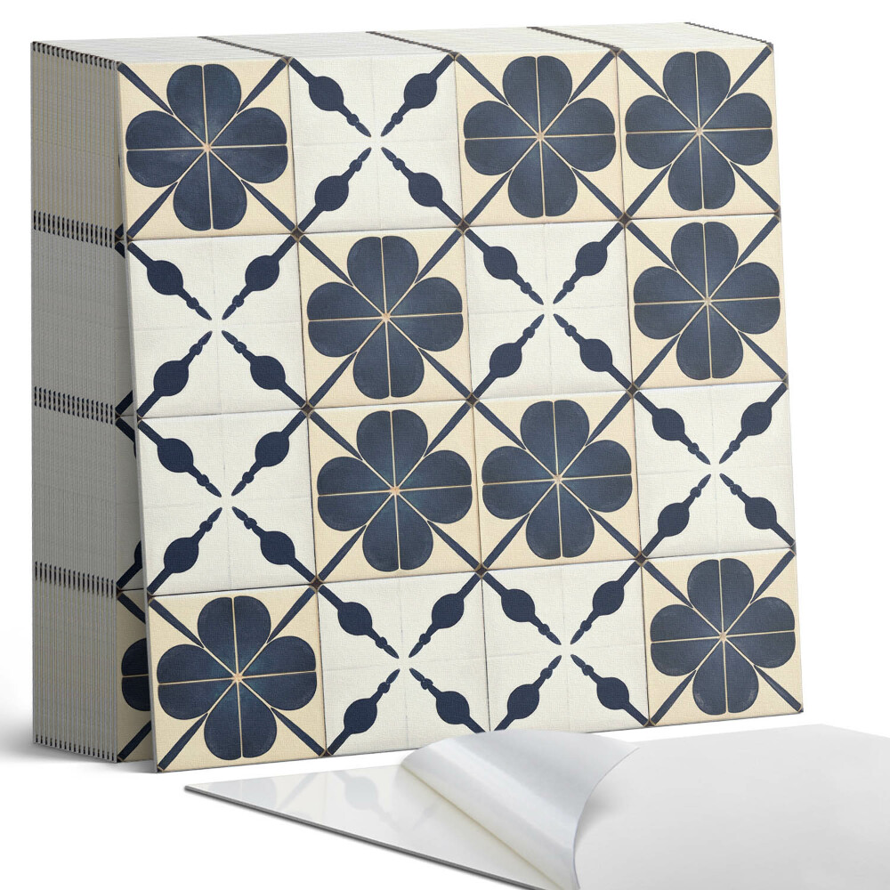 Plăci de vinil autoadezive Motiv floral pe un fundal simplu