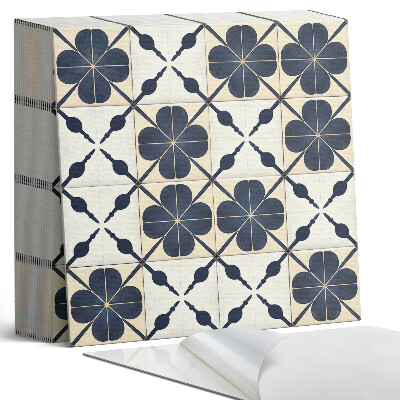 Plăci de vinil autoadezive Motiv floral pe un fundal simplu