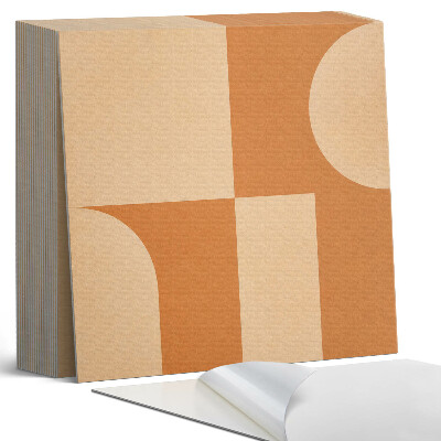 Plăcile de vinil Geometrie într-un stil abstract