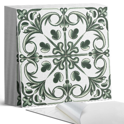 Plăci de vinil autoadezive Un model vegetal sub formă de țiglă