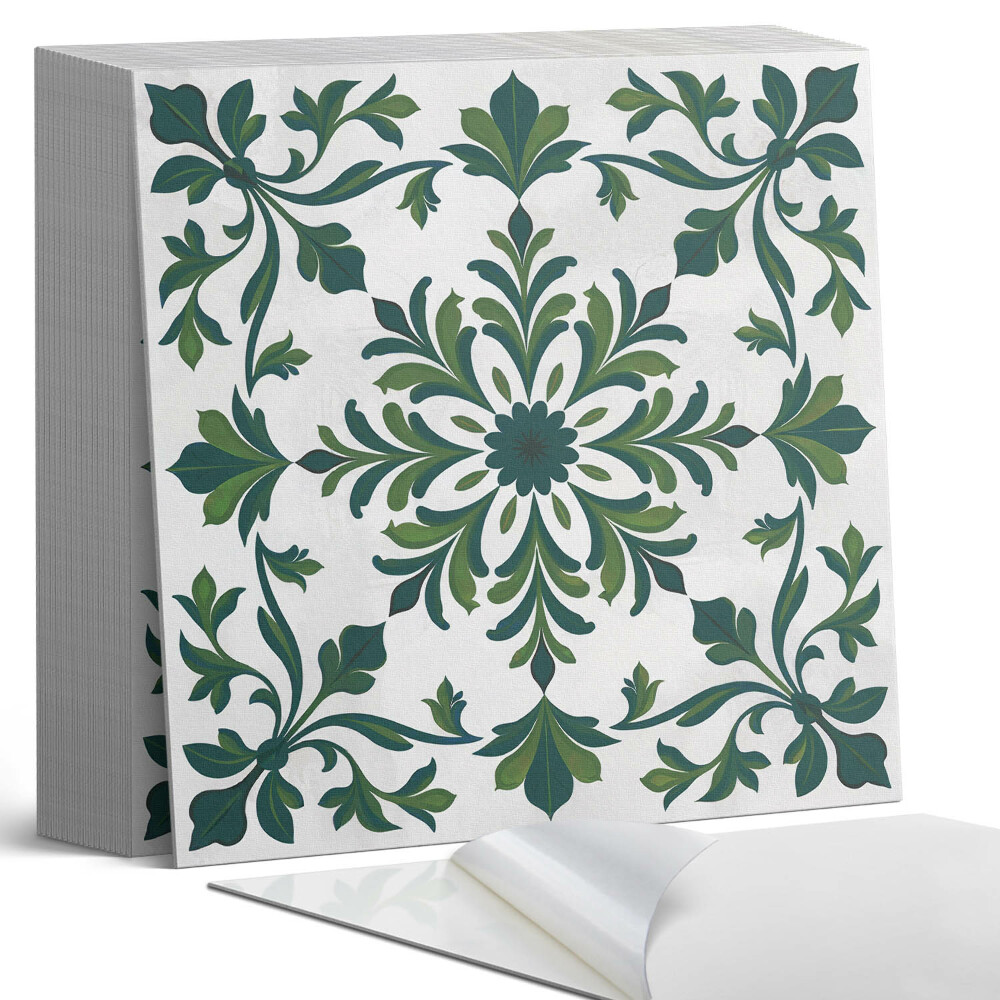 Plăci din PVC autoadezive Model vegetal cu detalii decorative