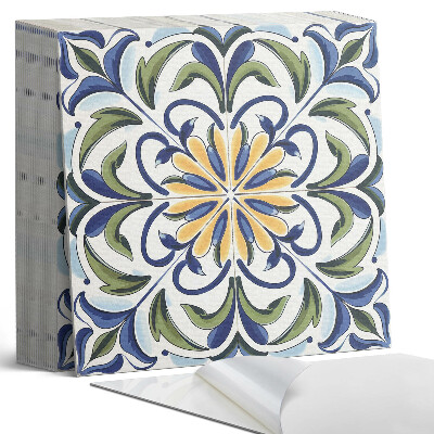 Plăci de vinil autoadezive Un motiv vegetal cu accente florale