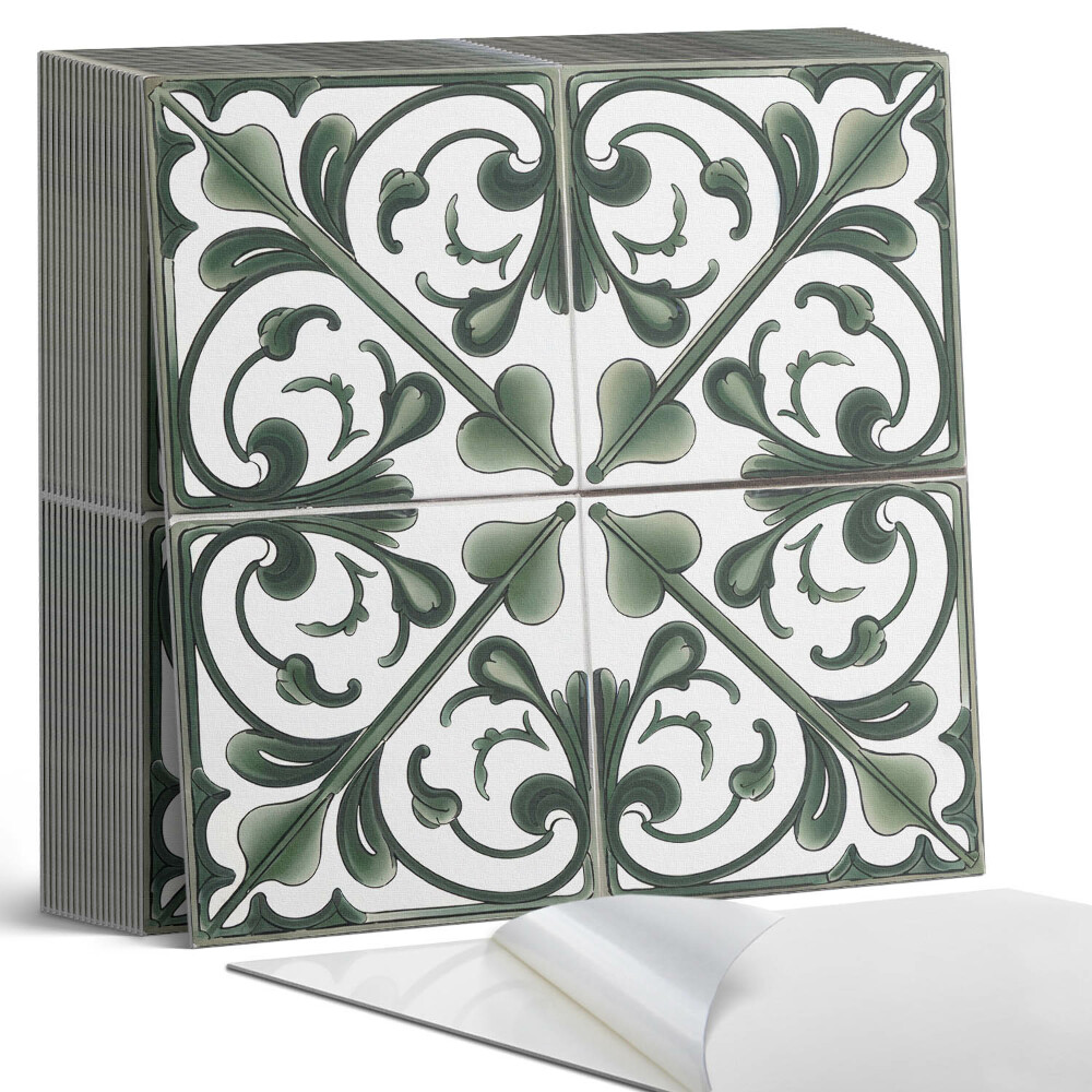 Plăci de vinil autoadezive Ornamente vegetale într-o combinație frumoasă