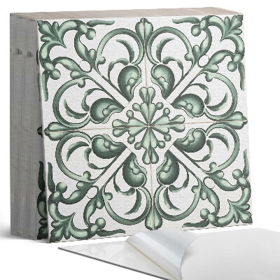 Plăci de vinil autoadezive Un motiv vegetal în simetrie armonioasă