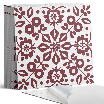 Plăci de vinil autoadezive Motiv floral cu frunze verzi