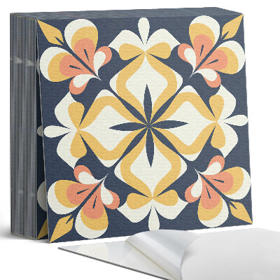 Plăci din PVC autoadezive Motiv floral sub formă de geometrie