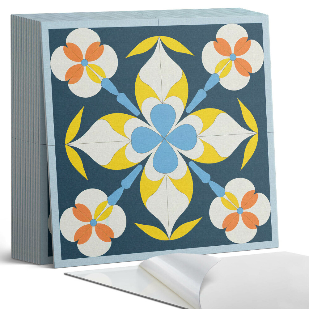 Plăcile de vinil Motiv floral