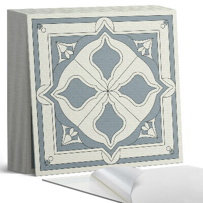 Plăcile de vinil Motiv floral pe ceramică