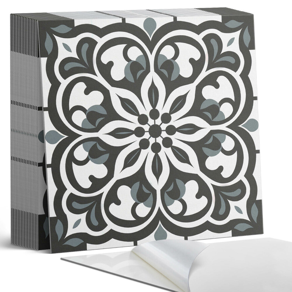 Plăci din PVC autoadezive Motiv floral cu elemente decorative