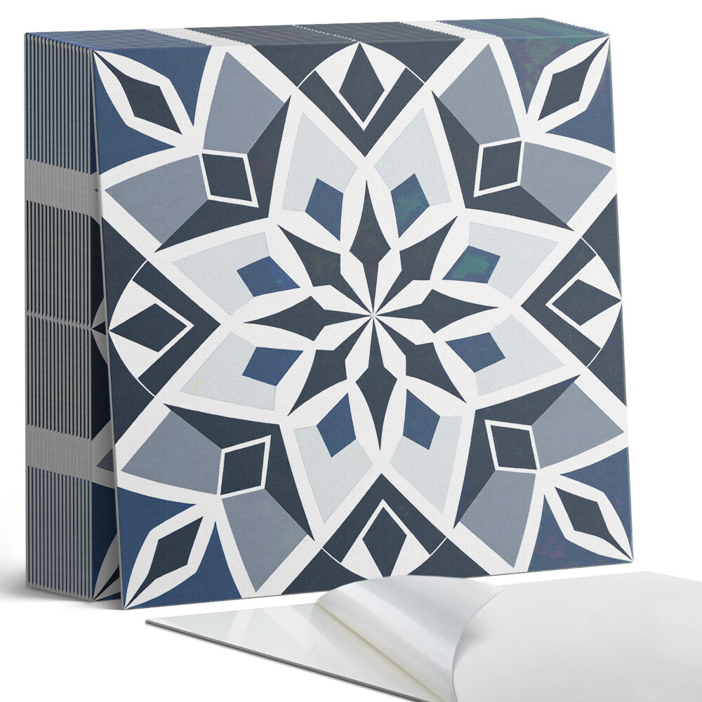 Plăci din PVC autoadezive Geometrie florală într-un stil modern