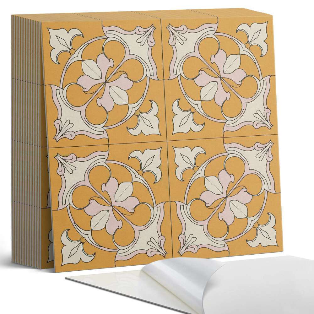 Plăci de vinil autoadezive Mozaic floral în culori