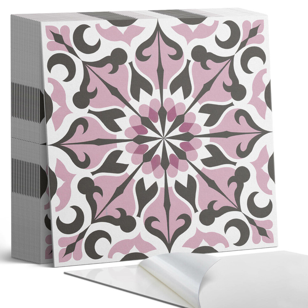 Plăci de vinil autoadezive Simetria plantelor într-un stil elegant