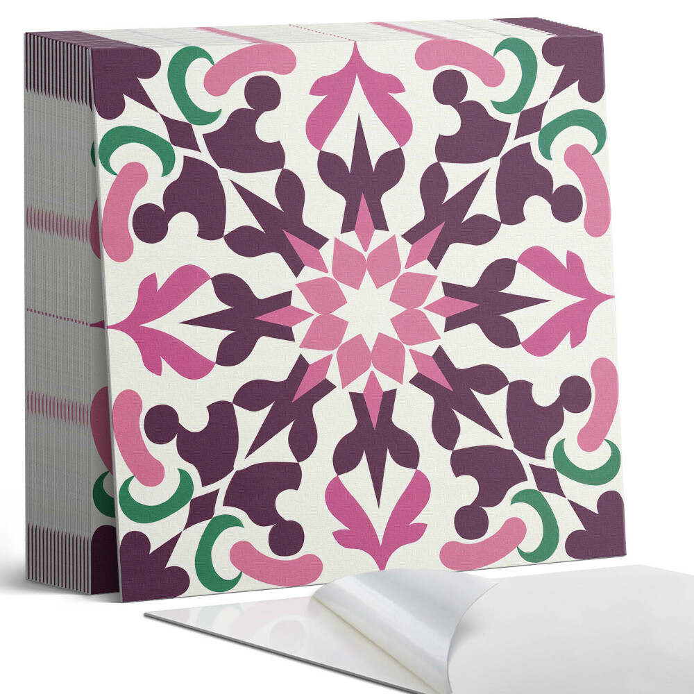 Plăci din PVC autoadezive Model de plante în simetrie