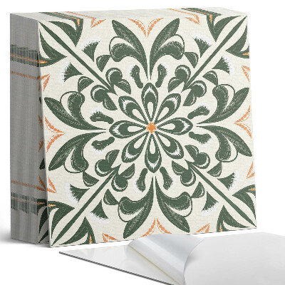 Plăcile de vinil Motiv floral cu frunze