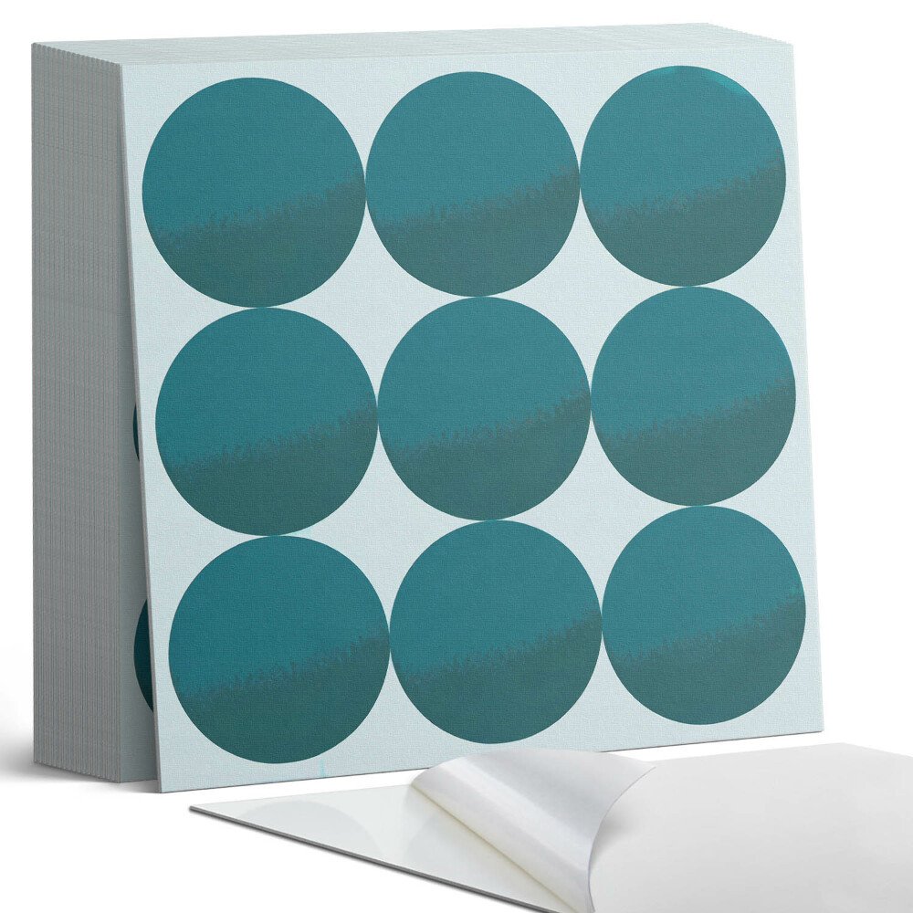 Plăci din PVC autoadezive O grilă de cercuri într-un aranjament armonios