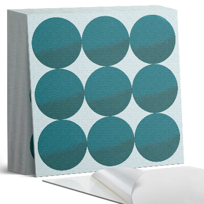 Plăci din PVC autoadezive O grilă de cercuri într-un aranjament armonios