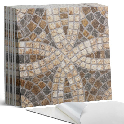 Plăci de vinil autoadezive Aranjament mozaic în țesături