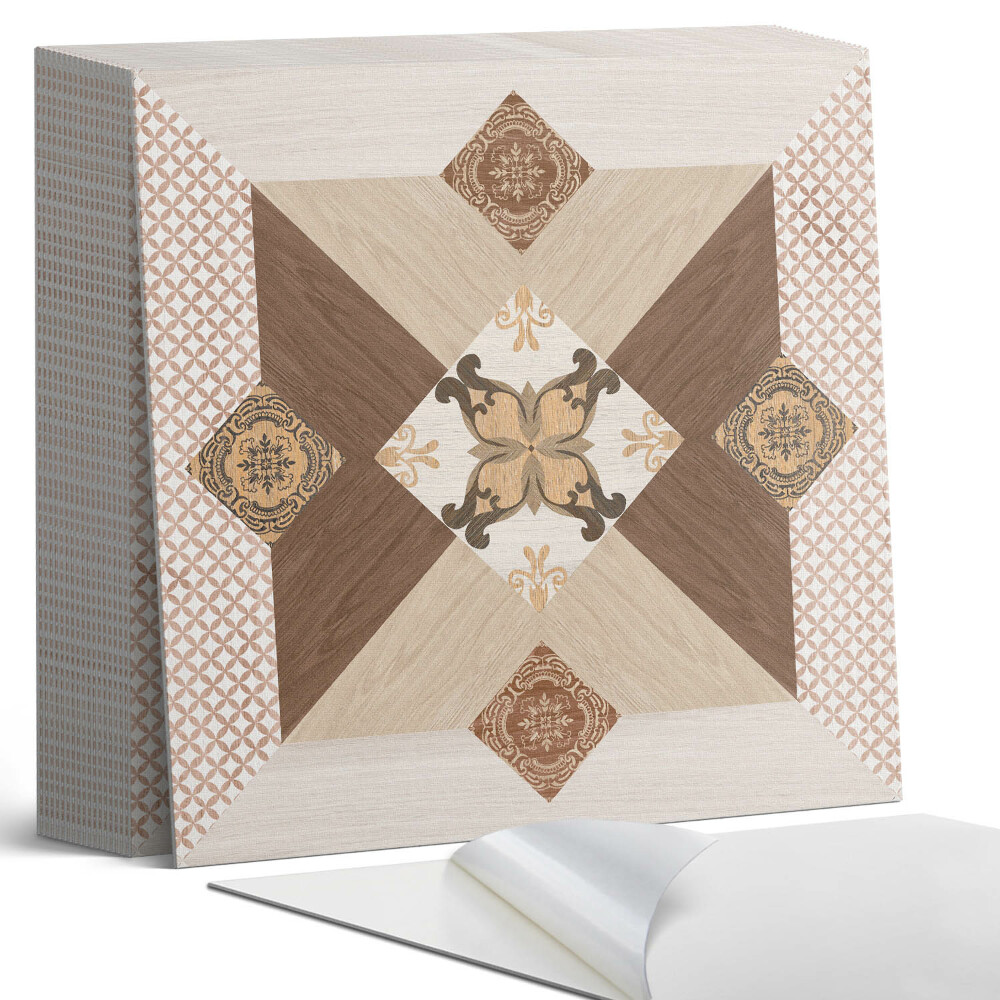 Plăci de vinil autoadezive Model mozaic cu detalii decorative