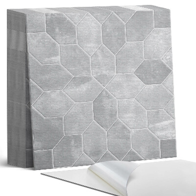 Plăcile de vinil Mozaic hexagonal în stil geometric