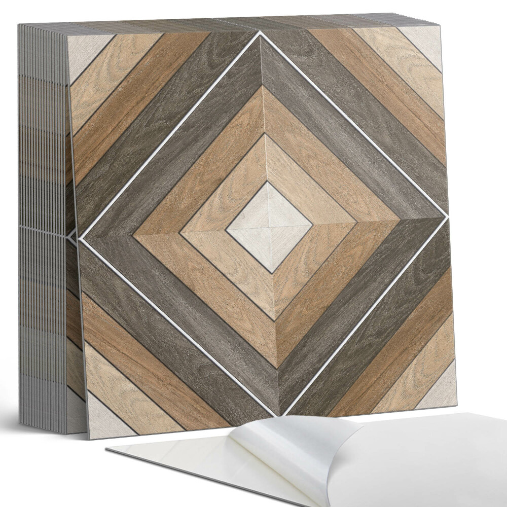 Plăcile de vinil Romburi geometrice într-un stil modern