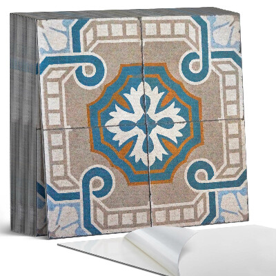 Plăcile de vinil Model mozaic cu motive decorative